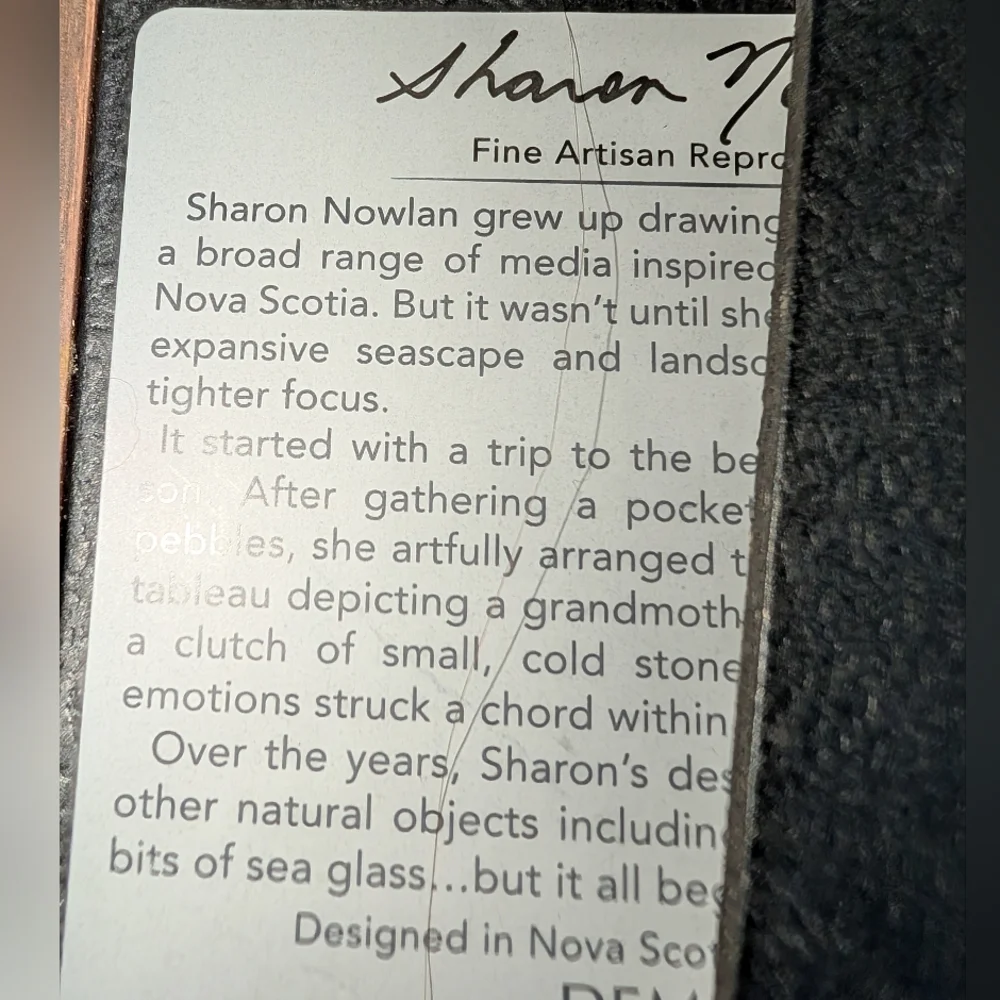 Box#24     From this Moment Mixed Media Art by Canadian Artist Sharon Nowlan - Picture 12 of 14